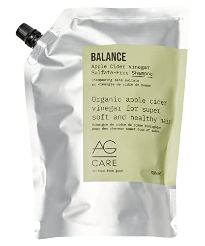 AG Hair BALANCE Apple Cider Vinegar Sulfate-Free Shampoo Refill, 1L