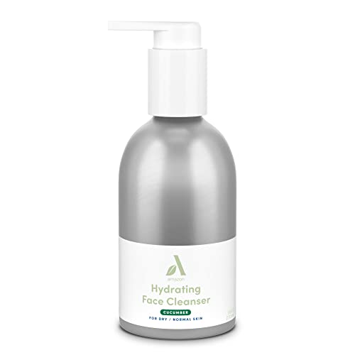 Amazon Aware Hydrating Face Cleanser with Avocado & Sandalwood Oils, Vegan, Cucumber, Dermatologist Tested, Normal to Dry Skin, 5.8 fl oz