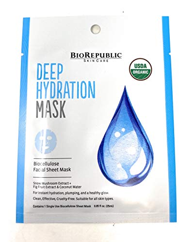 BIOREPUBLIC Deep Hydration Facial Sheet Mask, 1.08 FZ