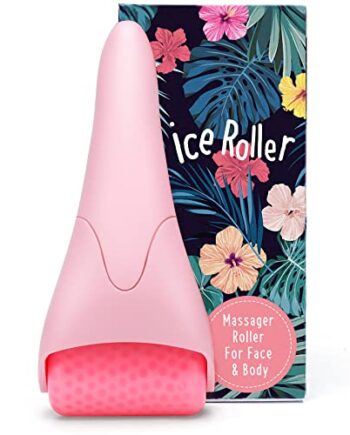 Dr. Pure Ice Roller for Face Massage, Face Roller for Reduce Puffiness Tighten Skin, Face Icing Cold Massager Cooling Facial Eye Roller, Women Gifts Skin Care Tool