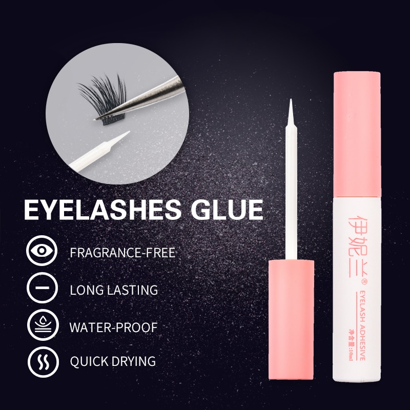 FinyDreamy Eyelash Extension Glue For DIY Cluster Lashes Self Application Fast Dry Strong False Eyelash Strip Lashes Adhesive