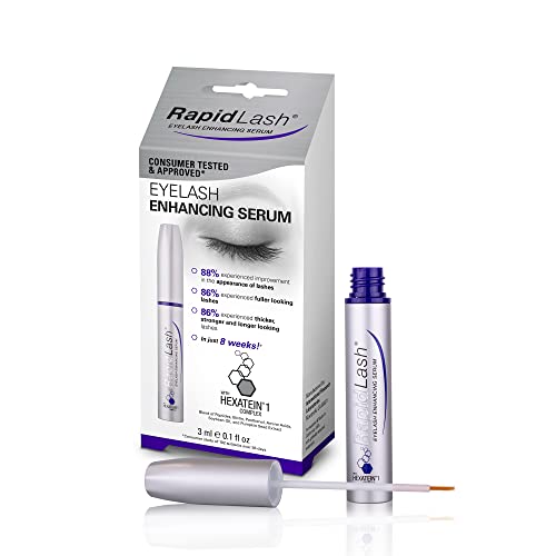 RapidLash Eyelash Enhancing Serum - Promotes Appearance of Longer, Fuller, And Thicker Eyelashes, For Eye Lash Enhancement, Paraben, And Cruelty Free